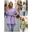Claudia drapp muszlin ing ruha/tunika