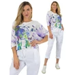 Finom  kötött,egyedi mintás bő fazonú felső