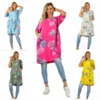 Pink alapon,mintás plus size  ruha