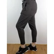 Ülepes  pamut sötétbarna nadrág