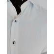 Apró csíkos fehér slim fitt elegáns ing