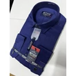 Sötétkék mandzsettagombos  elegáns ing