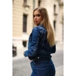 Sötétkék  farmerdzseki