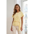 Ella ,elegáns sárga felső