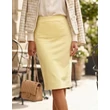 Lia sárga  ceruza szoknya