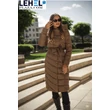 Ferde zippes barna hosszú kabát