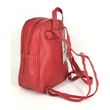 Műbőr piros háti táska ,kövekkel díszítve