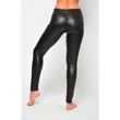 Bőrhatású,csípő  fekete leggings