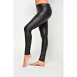 Bőrhatású,csípő  fekete leggings