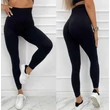 Fekete push up hatású leggings