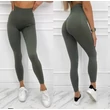 Khakizöld push up hatású leggings