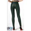 Bőrhatású  műbőr  fekete leggings