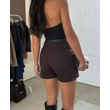 Marta csokibarna elegáns  szoknyanadrág