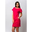 Oldalzsebes pink mini ruha
