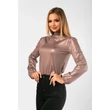 Latex hatású  mocha felső