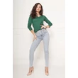 Laza zöld felső