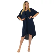 Sötétkék oversize muszlin  ruha/tunika