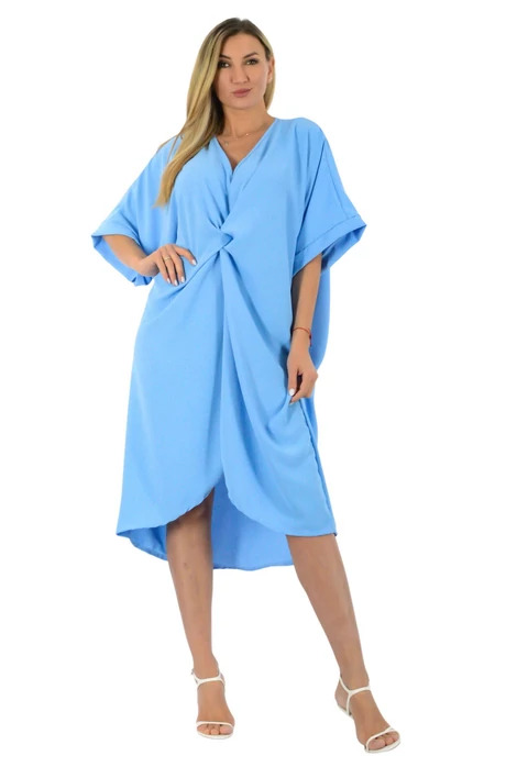 Világoskék oversize muszlin  ruha/tunika
