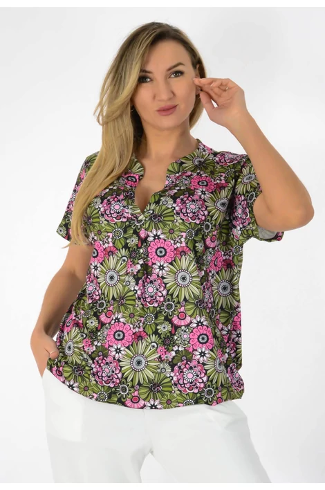 Ing nyakas alól gumis mintás  felső