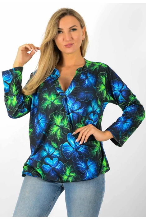 Ing nyakas alól gumis mintás  felső