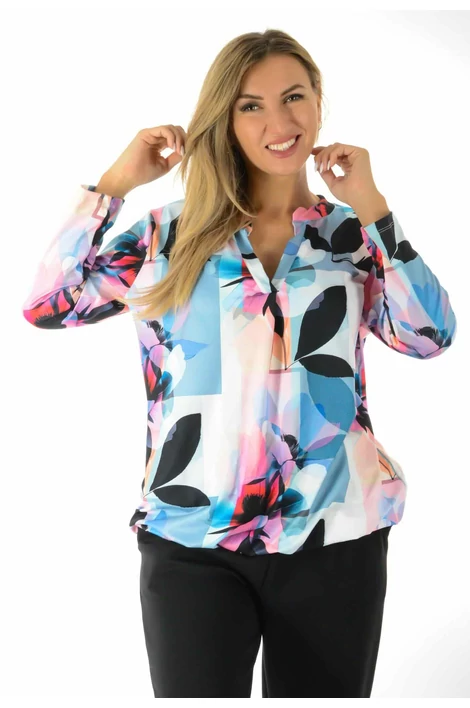 Ing nyakas alól gumis mintás  felső