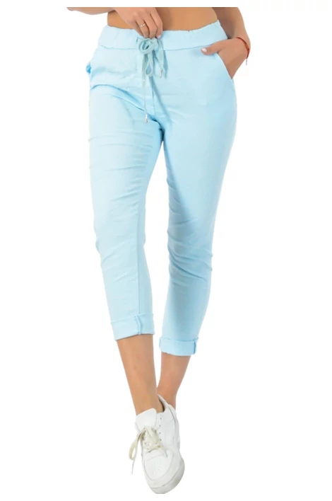 Elasztikus világoskék nadrág