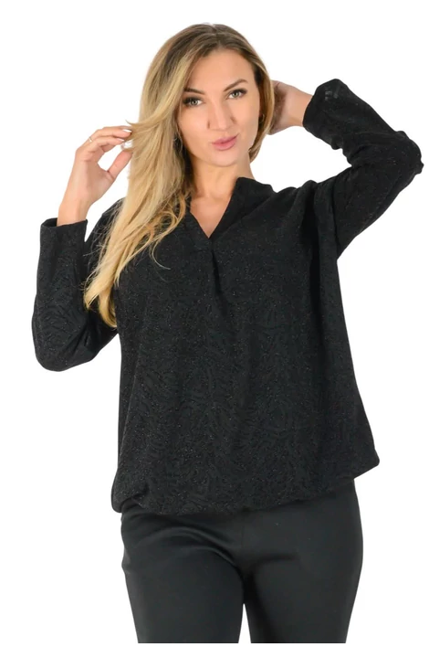 Ing nyakas alól gumis fekete felső