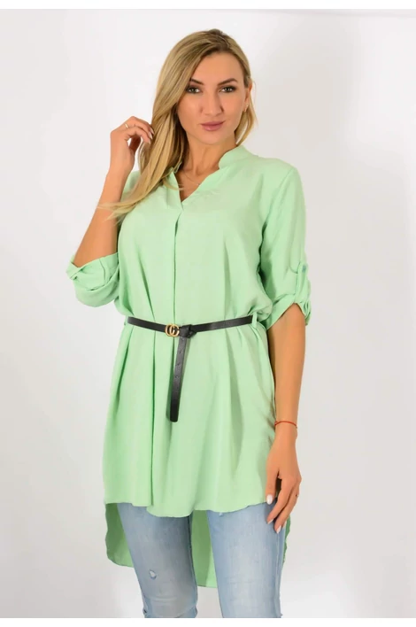 Claudia világoszöld muszlin ing ruha/tunika