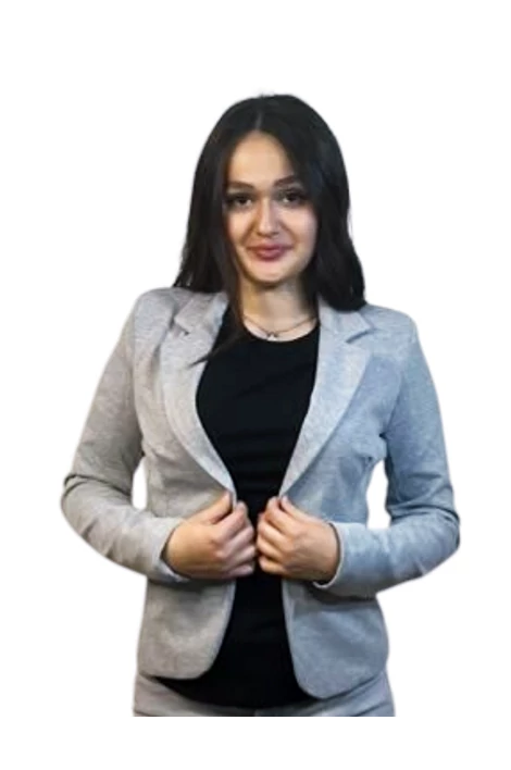 Szürke pamut blézer