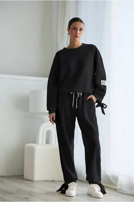 Linda fekete oversized szabadidő szett
