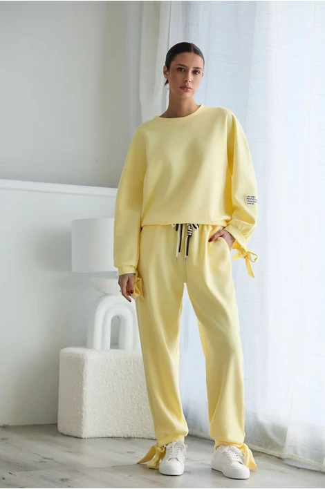 Linda sárga oversized szabadidő szett