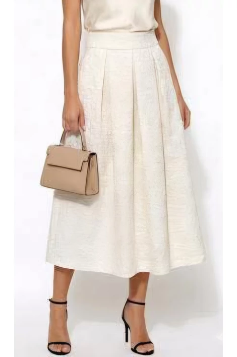 Zsebes ekrű, maxi szoknya