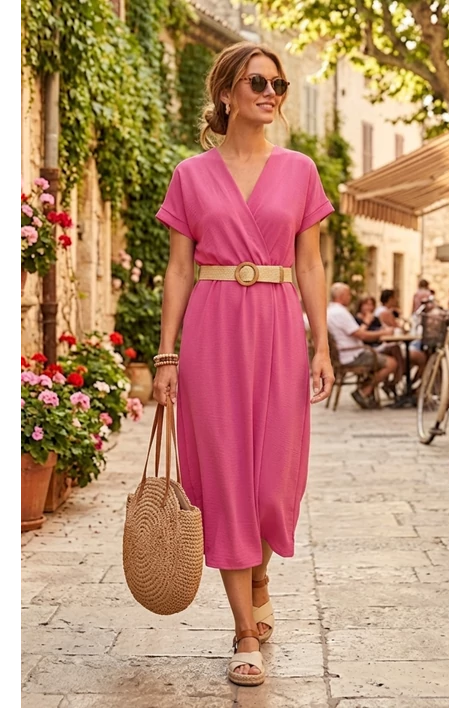 Kinga pink ing ruha/tunika
