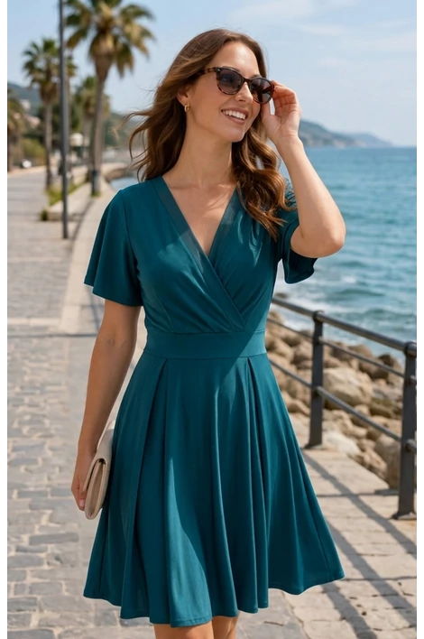 Anita petrolkék kék ruha