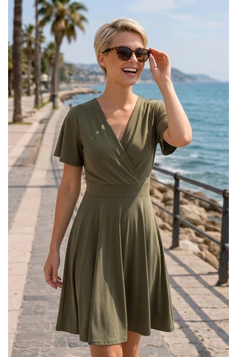  Anita khakizöld ruha