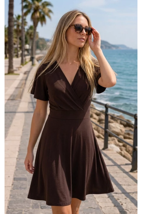  Anita csokibarna ruha