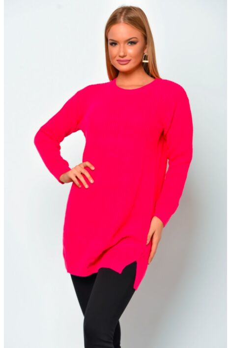 Pink kötött pulóver