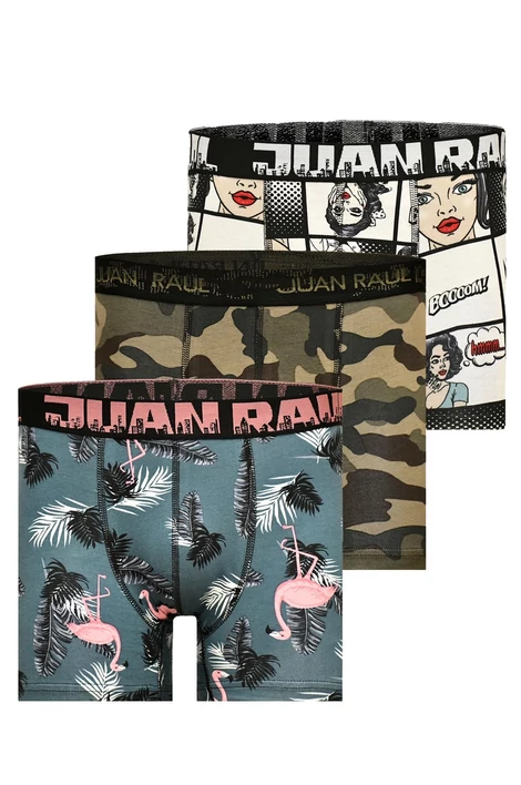 Pamut boxer szett (3 db 1 csomagban)