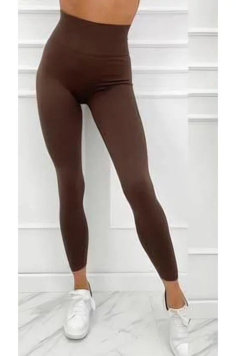 Csokibarna push up hatású leggings