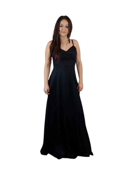 Lilly fekete maxi ruha