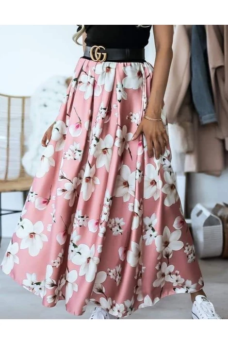 Virágos maxi szoknya