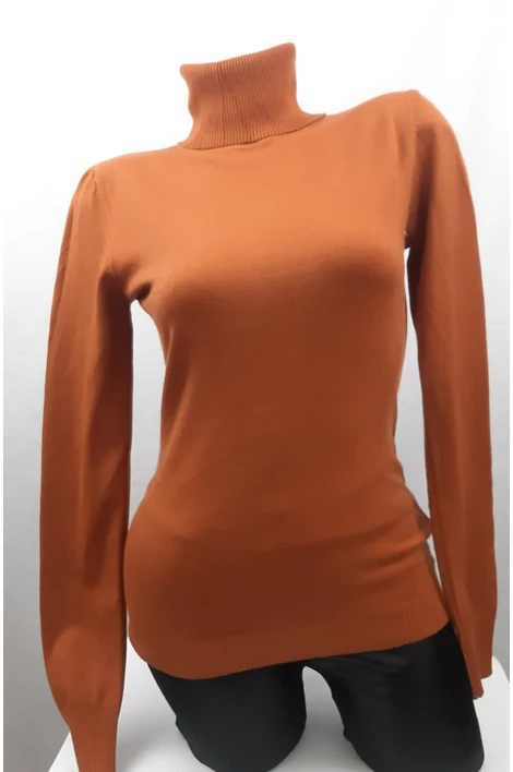 Kötött anyagú konyakbarna garbó