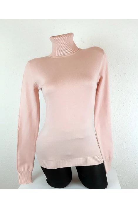 Kötött anyagú púder színű garbó