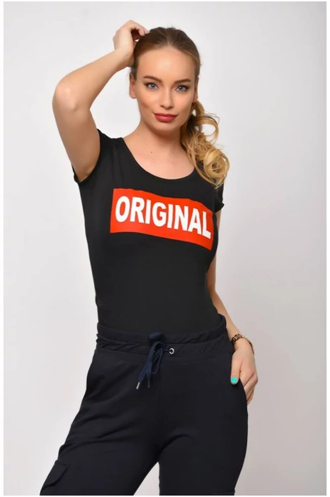 Original  nyomatos fekete póló