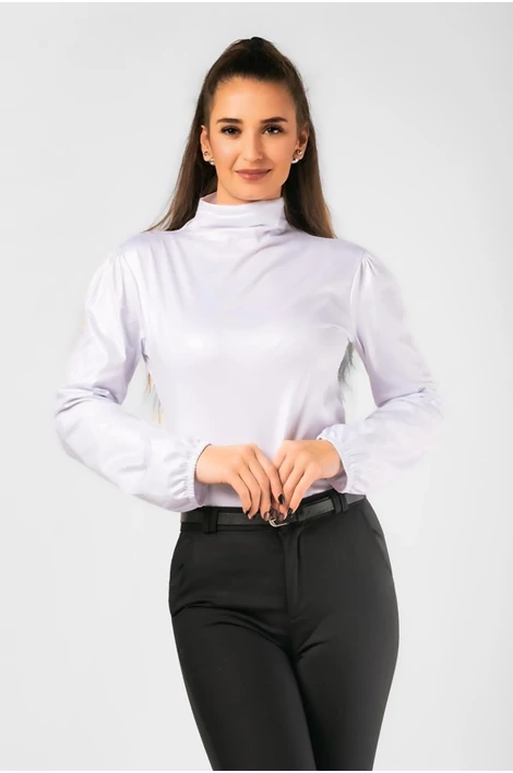 Latex hatású  fehér felső