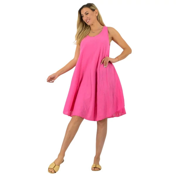 Lenge pink géz ruha