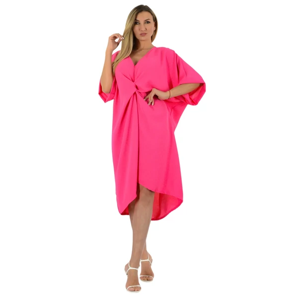 Pink színű  oversize muszlin  ruha/tunika