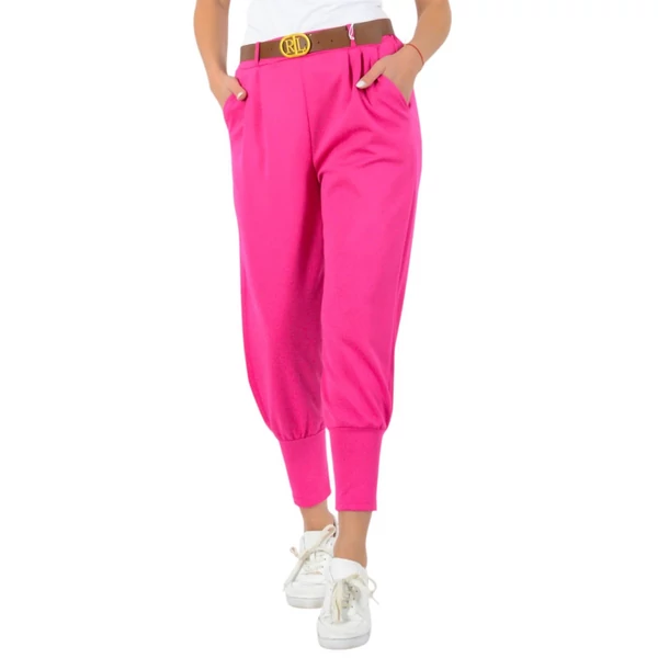 Extravagáns pink nadrág