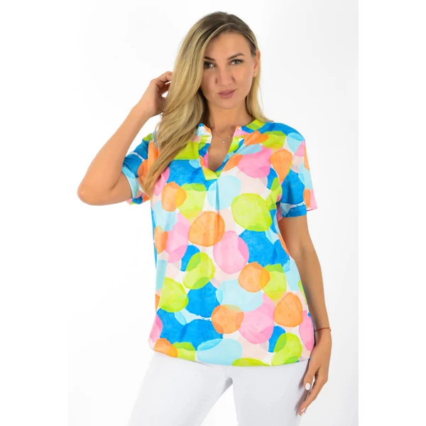 Ing nyakas alól gumis mintás  felső