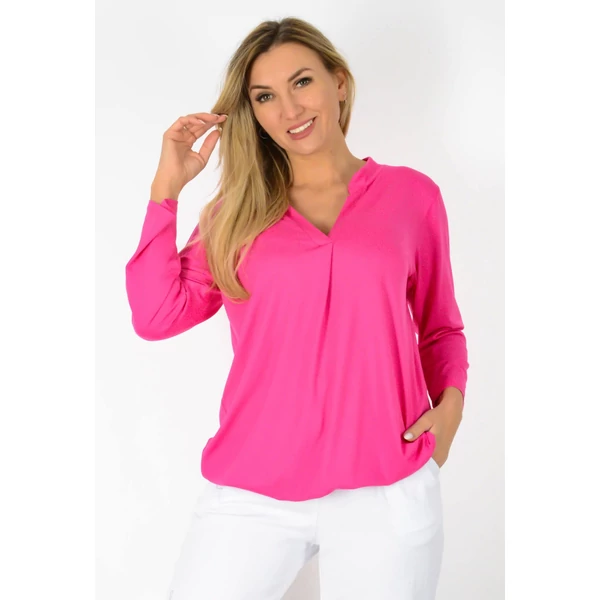 Ing nyakas alól gumis pink felső